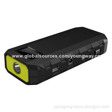 Vehicle Emergency Starting Portable Power Bank/Charger for Car Jump Starter, 12,000mAh Capacity